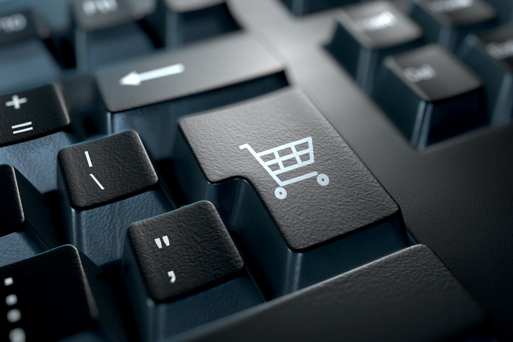 Shopping cart button on keyboard