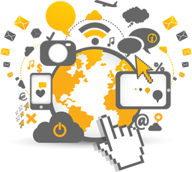Internet of things with network connections