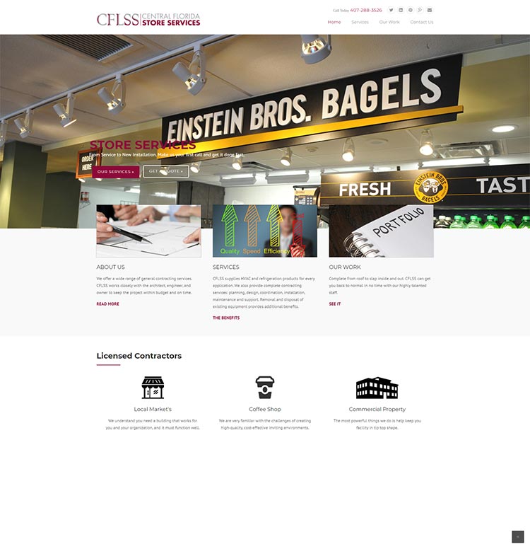 CFLSS old website screenshot
